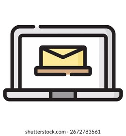 Inbox Modern Vector Icon – Minimal Illustration Symbol Template for Web Mobile App UI Design