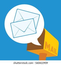 inbox new unread email with mailbox