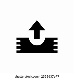 inbox out icon sign vector