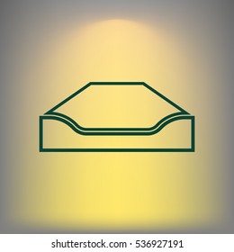 Inbox symbol icon