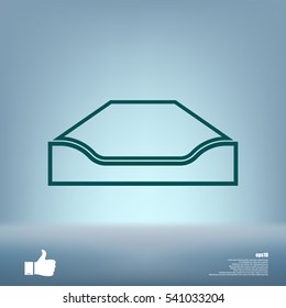 Inbox symbol icon