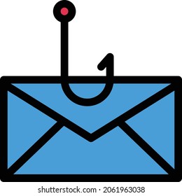 inbox vector colour line  icon