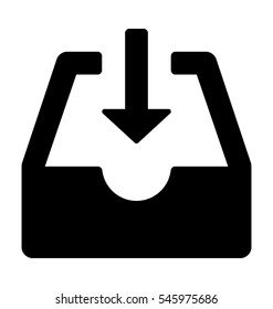 Inbox Vector Icon 