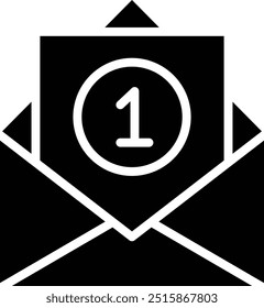 Inbox Vector Icon Design Illustration