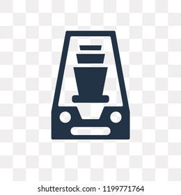 Inbox vector icon isolated on transparent background, Inbox transparency concept can be used web and mobile