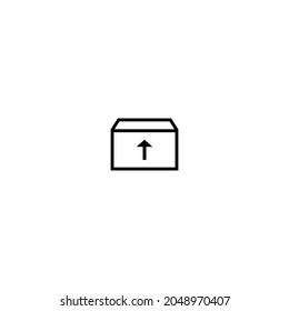 Inbox-Unarchive Outline icon simple vector perfect illustration