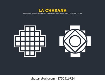 Inca Cross Chakana, Inti Raymi Ecuador, Peru emblematic symbol of an ancestral and cultural celebration of the Andean peoples for the winter solstice. Ethnic folk image. Tribe motif. Tribal. Pachamama