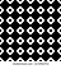 Inca cruza un patrón sin fisuras. Ornamento étnico. Fondo popular. Papel de escritorio geométrico. Imagen de cuadrícula. Motivo tribal. Mosaico antiguo. Papel digital, diseño web, impresión textil, abstracto. Obra vectorial.