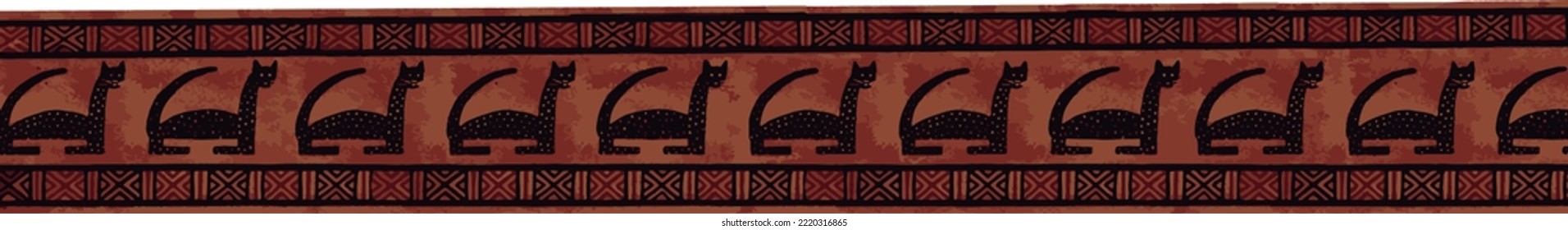 inca cultural geometric patterns inca ceramics inca painting on ceramics geometric patterns on ceramics inca culture cusco peru