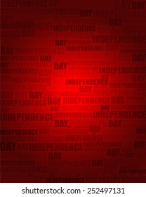 Incandescence Day with same text on red gradient background.