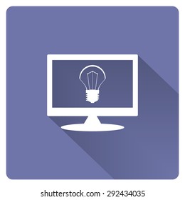 incandescent bulb. icon. vector design
