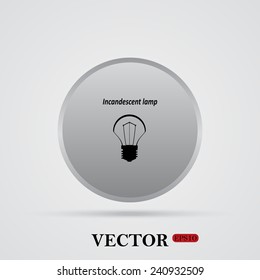 incandescent bulb, vector, EPS 10