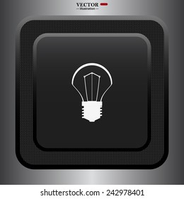 incandescent bulb, vector illustration, EPS 10