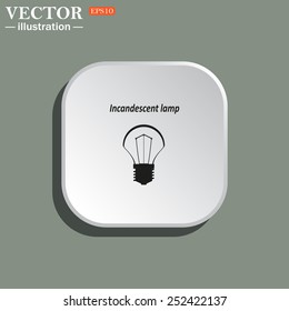 incandescent bulb, vector illustration, EPS 10