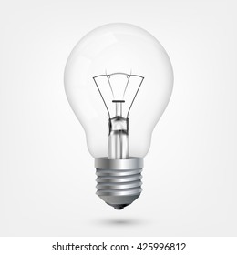 Incandescent energy saving light bulb