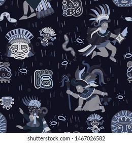 Incas pattern seamless design graphic