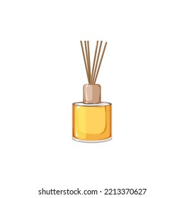incense aroma sticks cartoon. incense aroma sticks sign. isolated symbol vector illustration