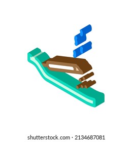 incense aromatic accessory isometric icon vector. incense aromatic accessory sign. isolated symbol illustration