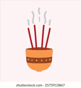 incense design vector from chinesse new year design