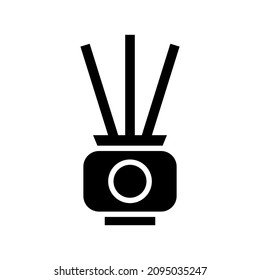incense icon or logo isolated sign symbol vector illustration - high quality black style vector icons

