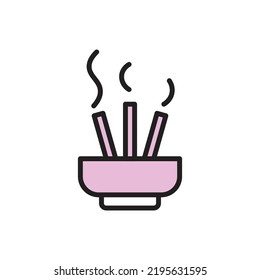 Incense Icon Simple Vector Illustration