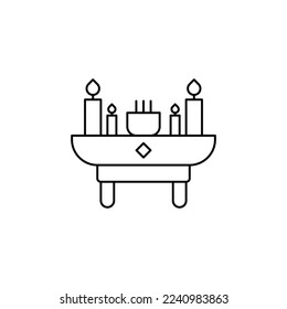 the incense icon is suitable for your web, apk or project with a chinese new year theme
