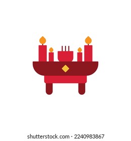 the incense icon is suitable for your web, apk or project with a chinese new year theme