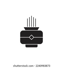the incense icon is suitable for your web, apk or project with a chinese new year theme