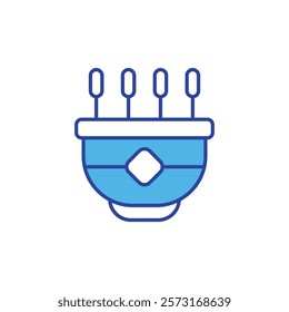 Incense icon vector stock illustration