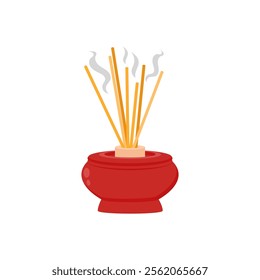 Incense Stick, Diwali, Hindu, Indian Symbol Illustration