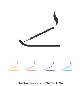 incense sticks icon. vector illustration