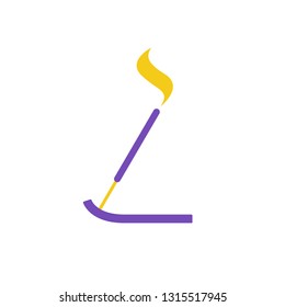 incense sticks vector icon