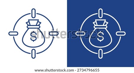 Incentive Blue And White Icon Style Collection