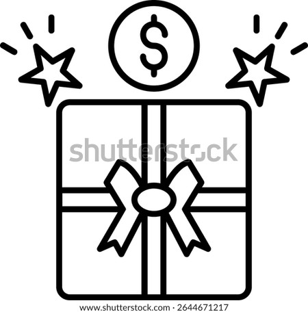 Incentive Filled Style Icon Design