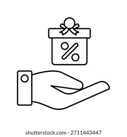 Icono de incentivo con fondo blanco Vector ilustración de stock