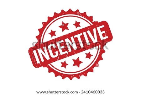 Incentive rubber grunge stamp seal vector