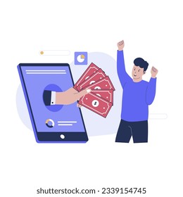 Incentivize business concept illustration. Flat vector illustration isolated on white background