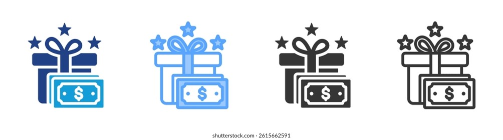 Incentivized Review icon set multiple style collection