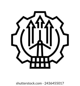 incentivizing innovation line icon vector. incentivizing innovation sign. isolated contour symbol black illustration