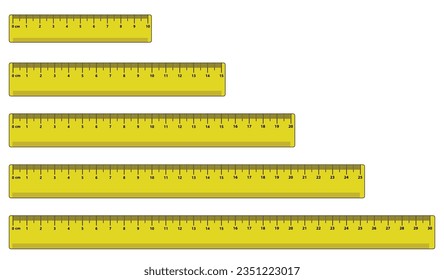 inch and metric rulers. Centimeters and inches measuring scale cm metrics indicator. Inch and metric rulers. Centimeters and inches measuring scale cm metrics indicator. 