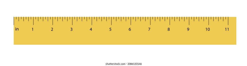 Inch ruler. Geometry. Stationery tool. 