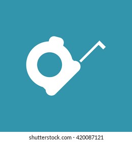 Inch Tape Icon. Eps-10.