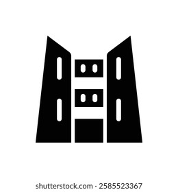 Incheon Glyph Icon. Incheon Icon