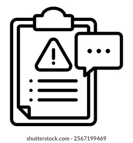 Incident Assignment Icon Element For Design