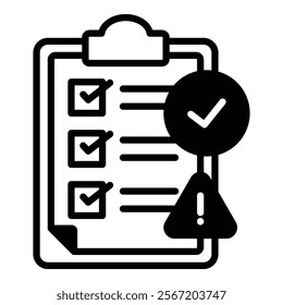Incident Closure Icon Element For Design