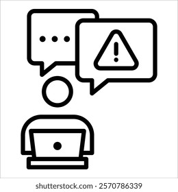 Incident Command Icon Element For Design