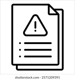 Incident Documentation Icon Element For Design