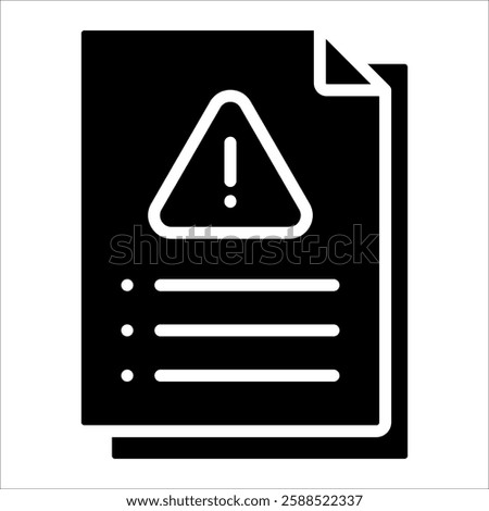 Incident Documentation Icon Element For Design