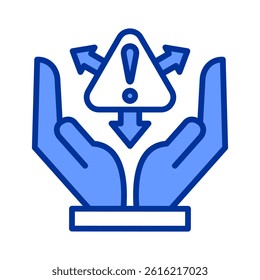 Incident Handling Icon Element For Design