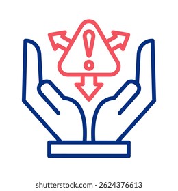Incident Handling Icon Element For Design